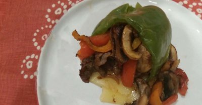 Recipe Image: Deconstructed Philly Cheesesteak